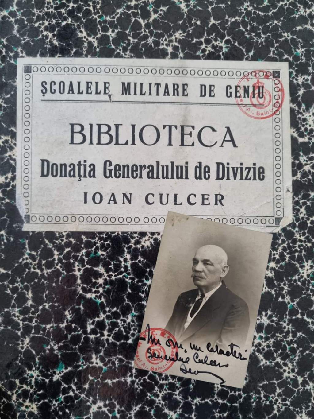 Restitutio. Generalul gorjean Ioan D. Culcer și-a donat întreaga bibliotecă Școlii Militare de Geniu