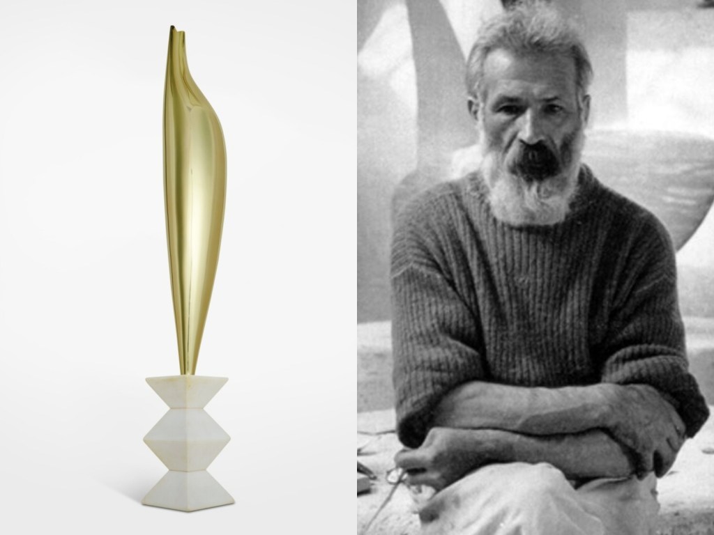„Pasărea de aur” a lui Constantin Brâncuși adjudecată pentru 6,3 milioane de dolari la Sotheby’s New York