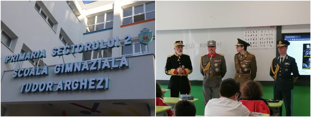 Școala altfel | Despre uniformele militare ale regilor României, la Școala Gimnazială „Tudor Arghezi” din&nbsp;capitală