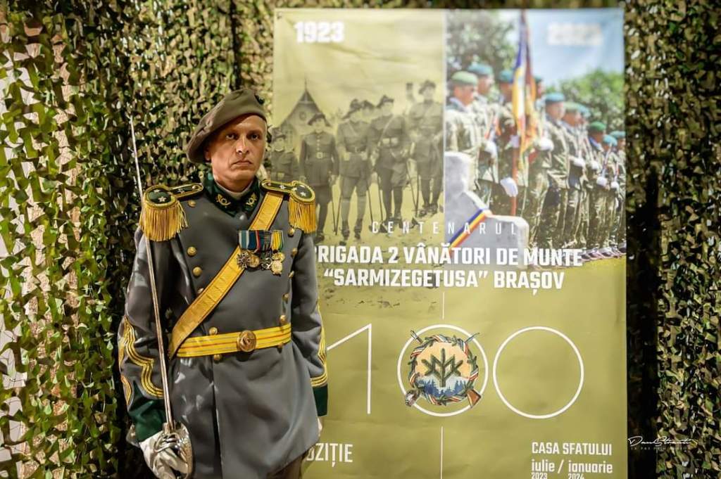 Președintele Asociației de Reconstituiri Istorice „Ferdinand I” prezent la Centenarul Brigăzii 2 Vânători de Munte Brașov